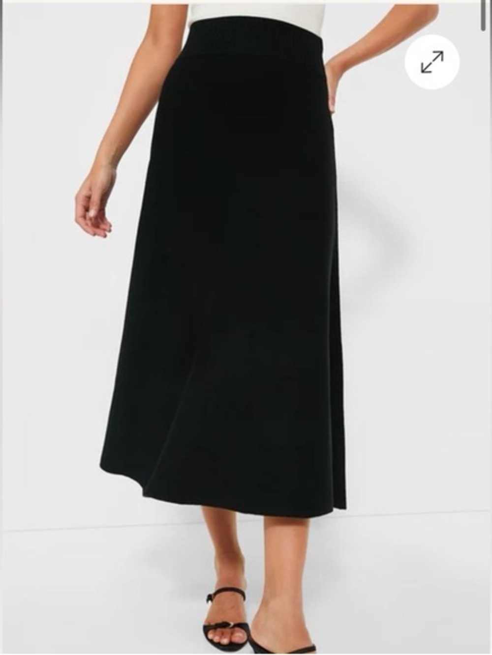Tuckernuck Black Knit Xena Skirt